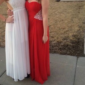 Red Petite Prom Dress